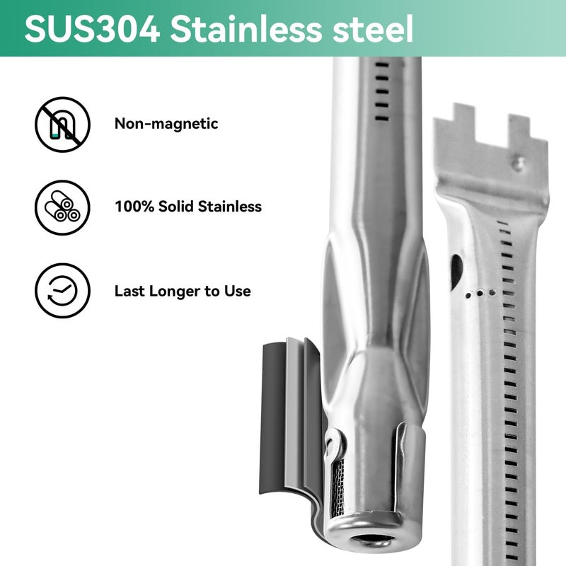 COGRICHBF Spirit 330 Grill Burner for Weber Spirit 300 Series Spirit 330, 335 Grills with Front Mounted Control Knobs, 18 Inch Burner Tube for Spirit E-330 Spirit SP-335 , 69787 68948 65518 Replacement Parts - Image 4